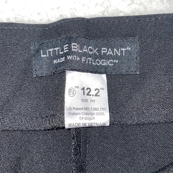 Little Black Pants made with fit logic Size 12.2 - Picture 6 of 10